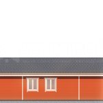 Проект каркасного дома 9х12 под ключ с двухскатной крышей - превью