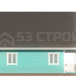 Проект каркасного дома 6х9 с мансардой площадью 76м2 - превью