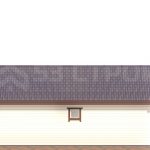 Проект каркасного дома 9х10 под ключ с двухскатной крышей - превью
