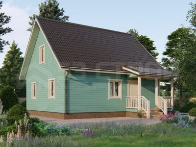 Каркасный дом с двумя санузлами 180КДПК100